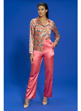 for you in&out 6-Piece Tiger Pattern Pomegranate Flower Pajama Set S27479  - Image 1