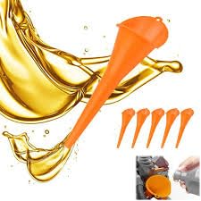 Generic S INDIA MART MultiFunction Long Neck Plastic Oil FunnelEasy and MessFree Pouring of Automotive Oils Engine LubricantsCoolantsWaterDiesel Fuel KeroseneCarsTrucks Pack of 3  - Image 3