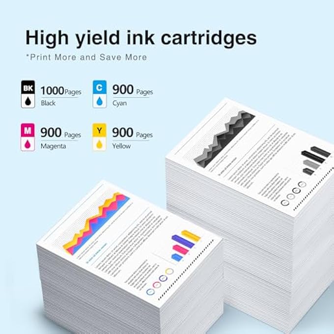 STARINK LC506 INK CARTRIDGE REPLACEMENT FOR BROTHER LC506 INK CARTRIDGES COMBO PACK COMPATIBLE WITH BROTHER MFC-J4355DW MFC-J4555DW MFC-J4557DW PRINTERS, BLACK/CYAN/MAGENTA/YELLOW, 4 PACK - Image 3