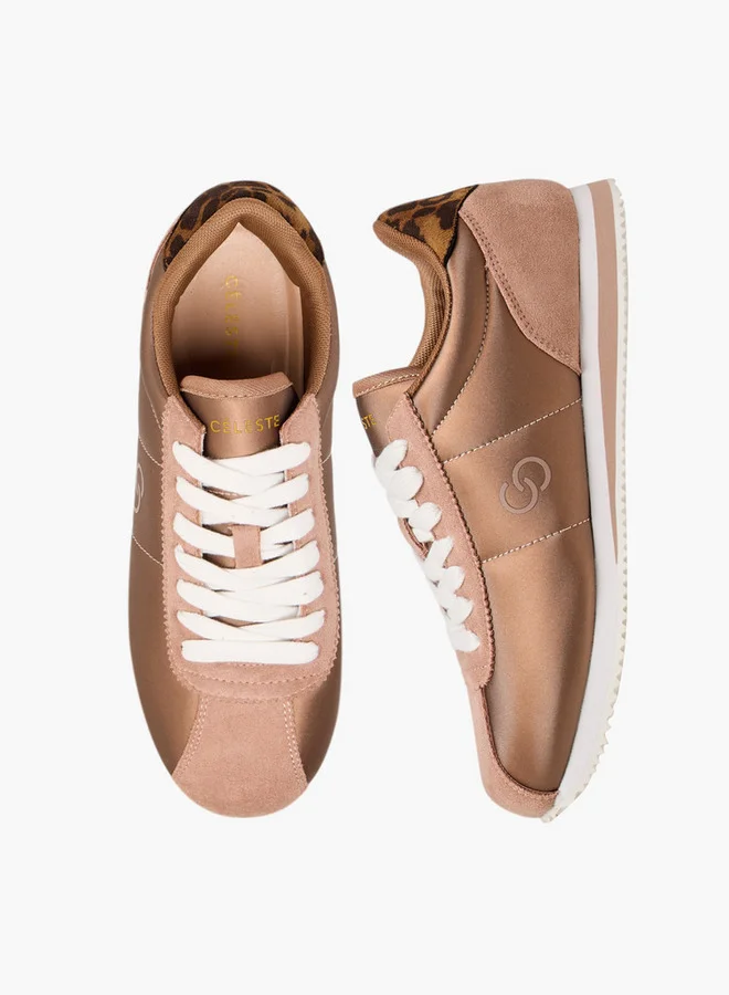 Celeste Women's Panelled Lace-Up Sneakers