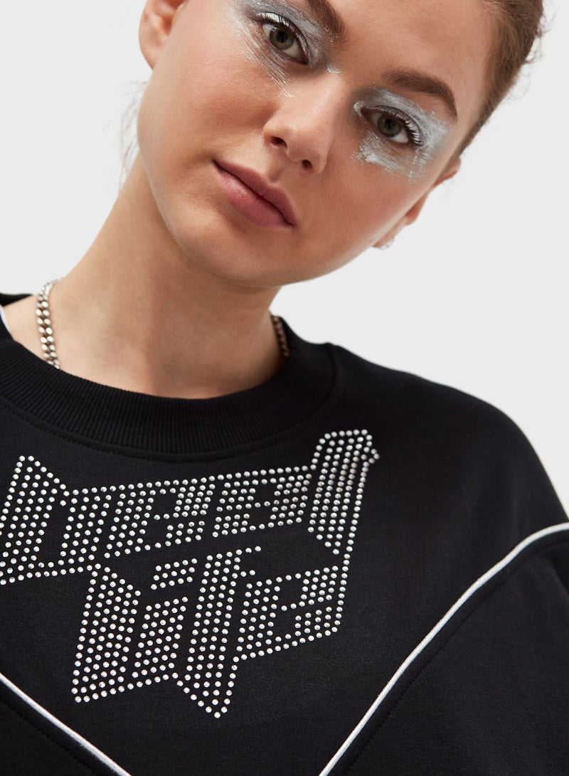 بلو إيج سويت شيرت بطبعة جرافيك - Image 1