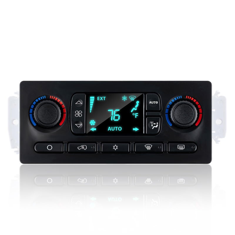 DIRBOERF 599211XD Heater AC Climate Control Module Panel Switch Compatible with Chevrolet 0307 GMC 200209 Cadillac 200306 Hummer H2 20032007 Buick 20042007 Oldsmobile 200204 Replace 10367041