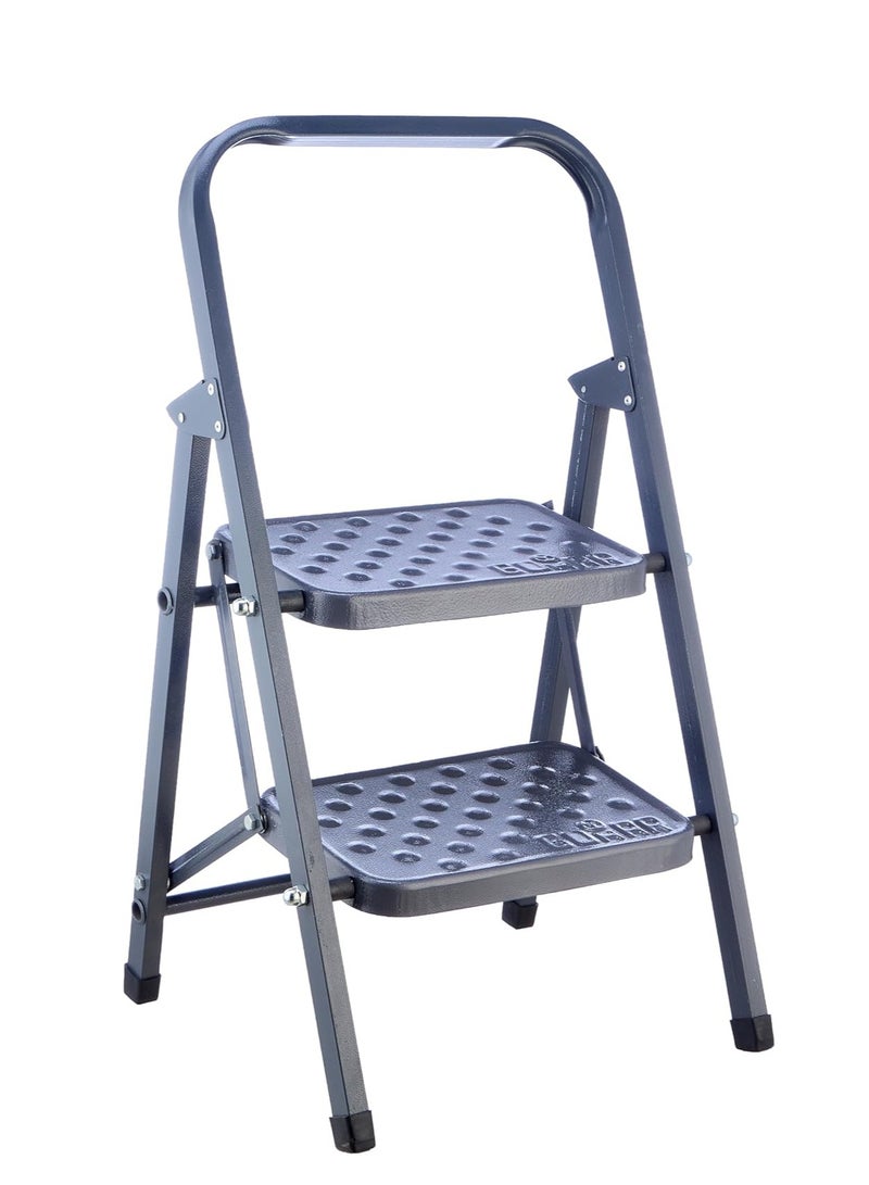 2-Tier Wide Ladder, Dark Grey, Small, Model L-WD-2 - Image 1