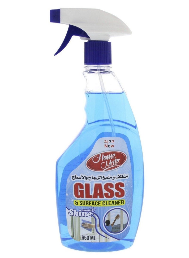 Home Mate Glass And Surface Cleaner Blue 650 ML - Image 1