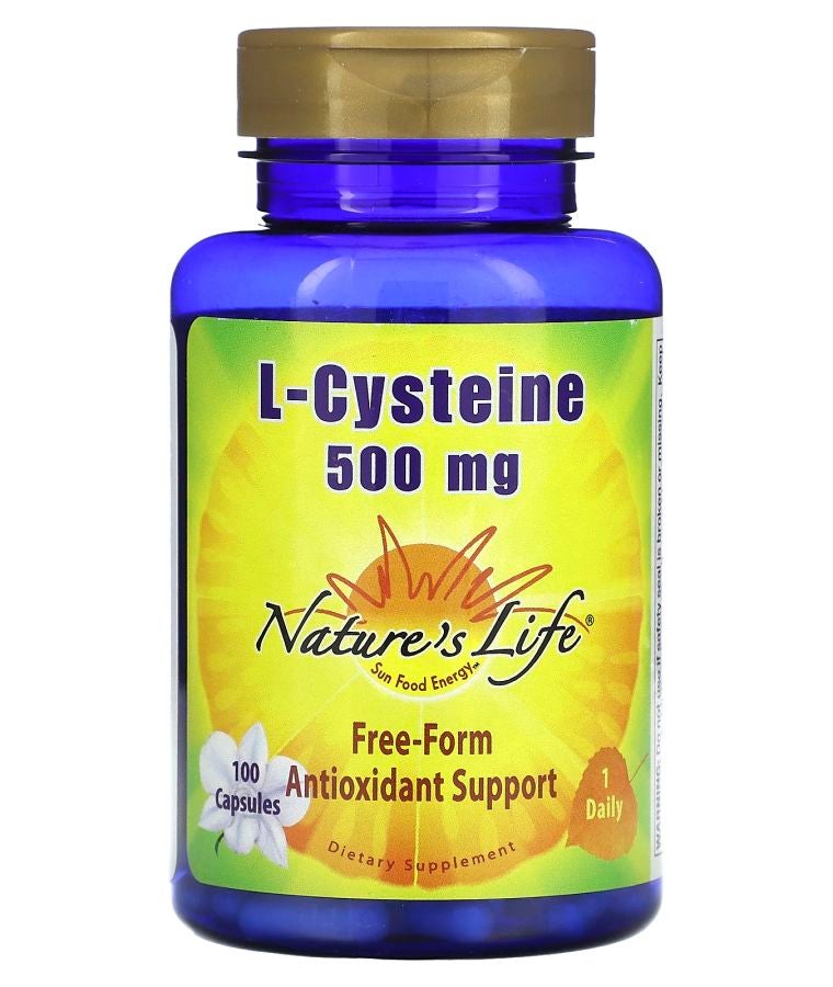 Nature's Life L-Cysteine 500 mg 100 Capsules