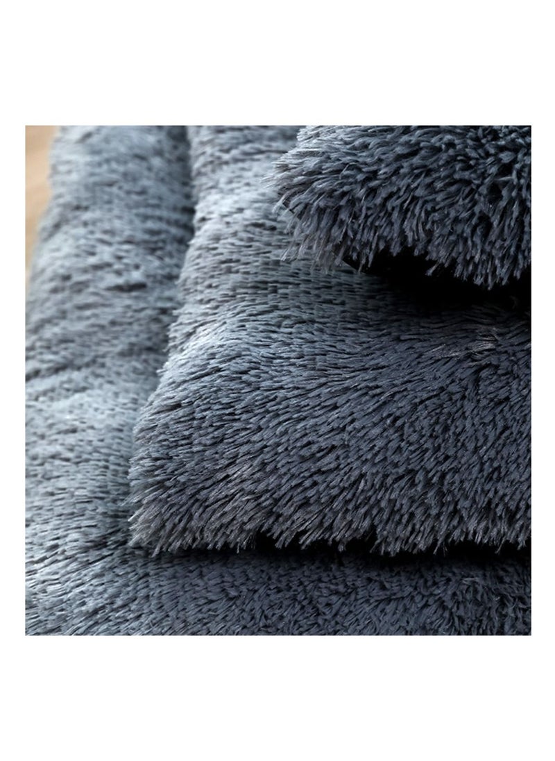 Deo King Long Plush Pet Mat Dark Grey  - Image 4