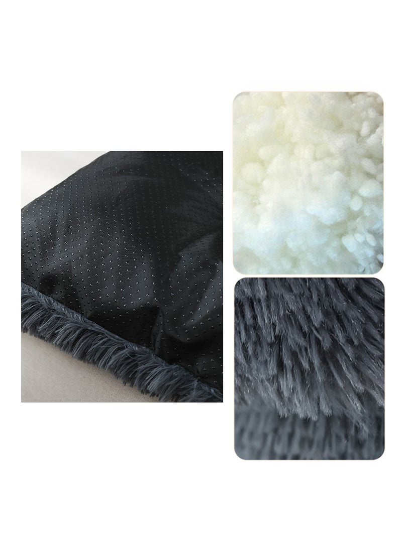 Deo King Long Plush Pet Mat Dark Grey  - Image 3