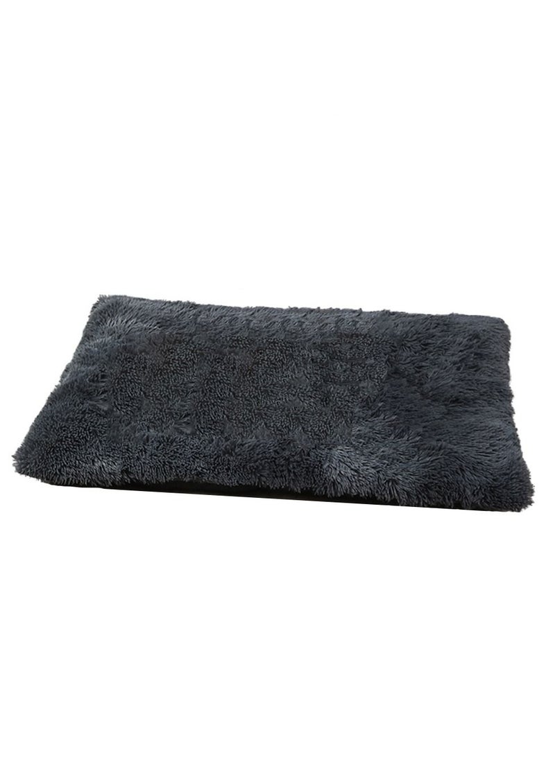 Deo King Long Plush Pet Mat Dark Grey  - Image 1