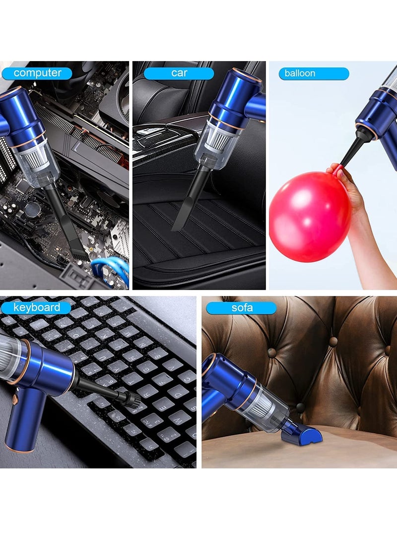 Beauenty Air Duster Compressed Electric Air Duster Cleaner for PC Rechargeable 6000mAH Cordless Air Cleaner Blower for Laptop Keyboard Electronics Home Cleaning Alternative to Canned Air Duster - Image 2