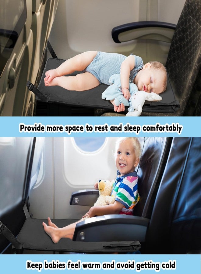 Trekbabe Toddler Airplane Bed, Airplane Seat Extender for Kids, Baby Travel Essentials, Black - Image 2