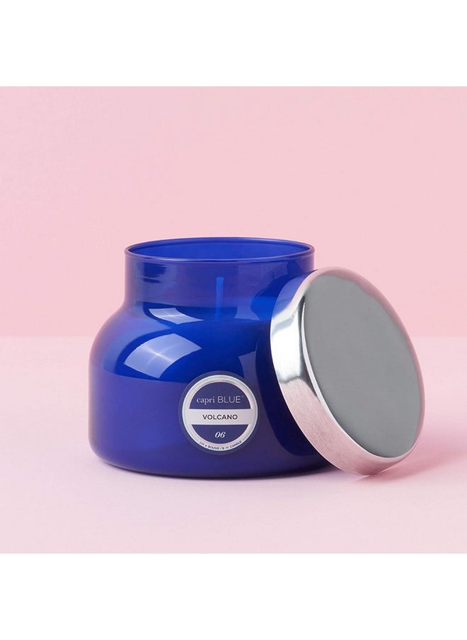 Capri Blue Capri Blue Volcano Scented Candles - Luxury Candles for Home Scented with Tropical Fruit & Sugared Citrus - Soy Candle Wax Blend - Tropical Candle - Jar Candles - Blue Candle (8 oz)  - Image 2