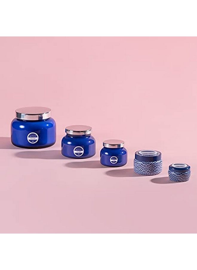 Capri Blue Capri Blue Volcano Scented Candles - Luxury Candles for Home Scented with Tropical Fruit & Sugared Citrus - Soy Candle Wax Blend - Tropical Candle - Jar Candles - Blue Candle (8 oz)  - Image 3