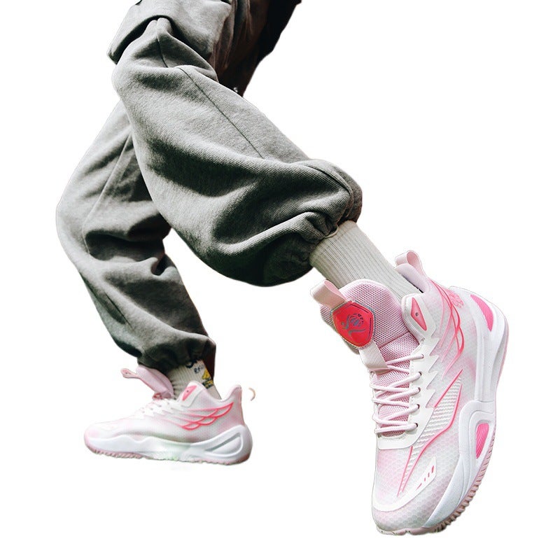 Children'S Mandarin Duck Shoes Men'S Summer Breathable Teen Pink Basketball Shoes Boys Sneaker - Image 5