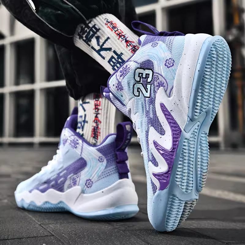 Children'S Mandarin Duck Shoes Men'S Summer Breathable Teen Pink Basketball Shoes Boys Sneaker - Image 1