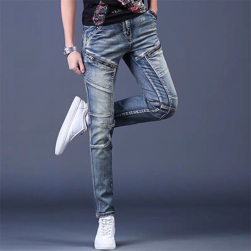 Unisex Classic Denim Jeans Loose Fit Daily Outdoor Wear - Image 4