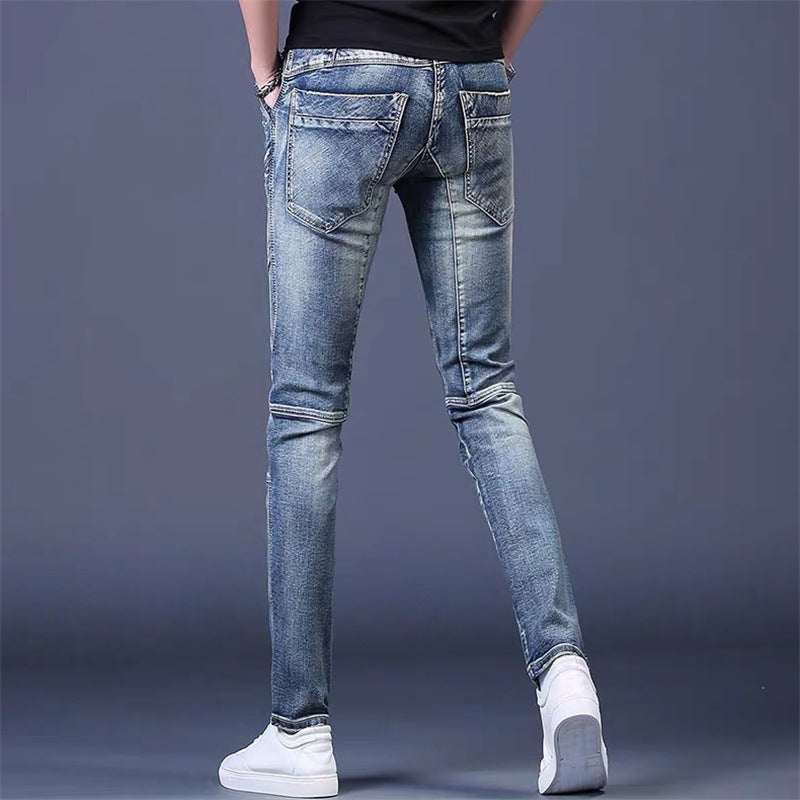 Unisex Classic Denim Jeans Loose Fit Daily Outdoor Wear - Image 5