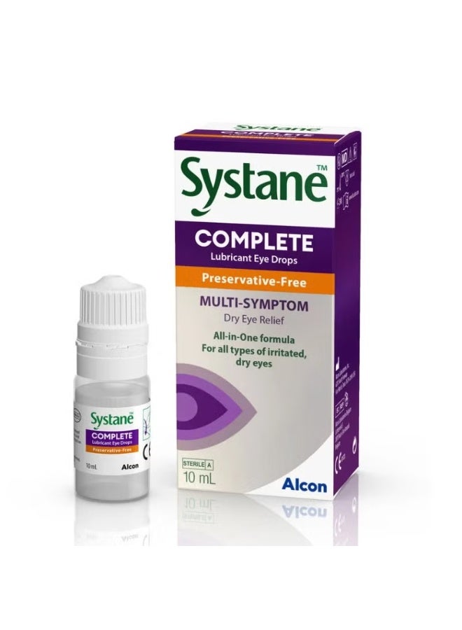 SYSTANE COMPLETE PF LUBRICANT EYE DROPS 10ML