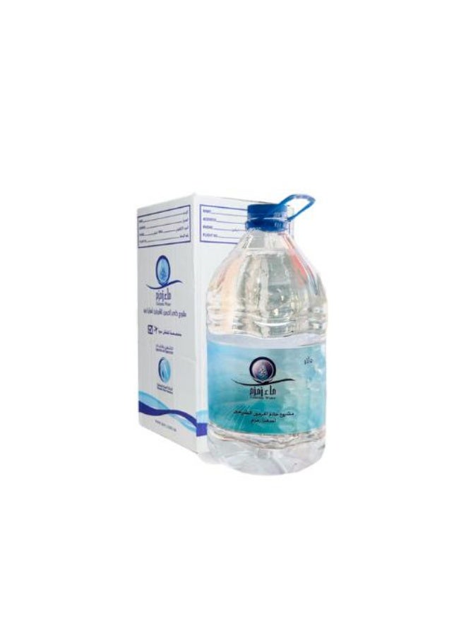 ماء زمزم زمزم الأصيلة - 5 لتر | نقاء وروحانية من بئر المباركة - Image 1