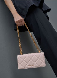 Charles & Keith Paffuto Chain Handle Furry Long Wallet  - Image 2