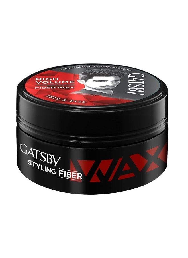 GATSBY Gatsby Hair Styling Fibre Wax Bold and Rise, 75g  - Image 2