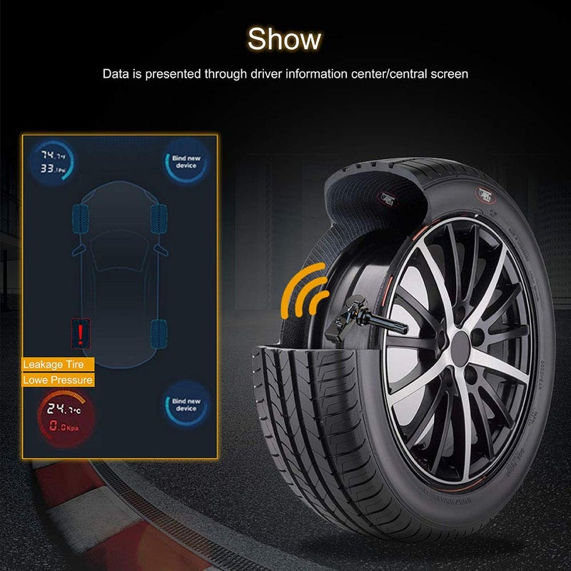 ROADFAR TPMS Sensor, 315MHz Tire Presure Sensor Fits for Buick for Chevrolet for GMC for Pontiac & More Replaces 13598771 13598772 13586335 Sets of 4 - Image 5