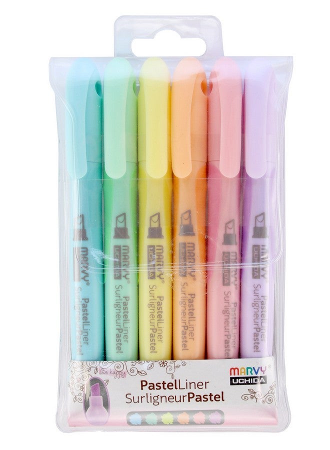 Pastel Liner Pen Set Art Supplies Large Tip Multiple Colors