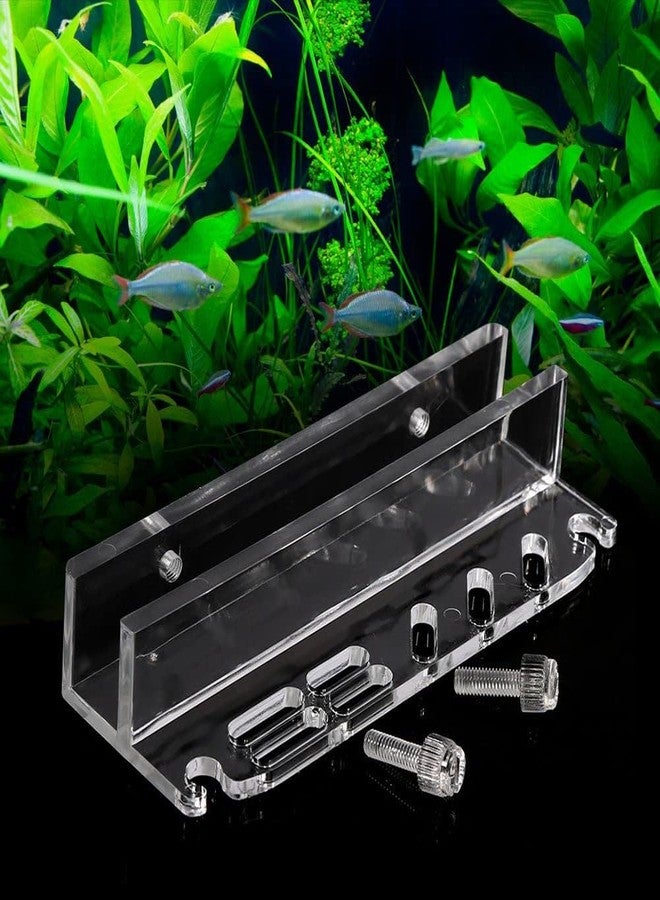 VAYINATO® Acrylic Aquarium Fish Tank Aquascaping Tool Aquatic Plant Kits Management Holder Tweezers Scissors Storage Rack, Aquarium Tank Mounted by Petzlifeworld - Image 2