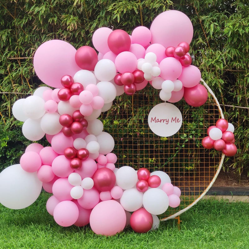 Kawkalsh 200Pcs 5 Inch White Balloons  Small Mini Latex Balloons For Party Birthday Baby Shower Anniversary Festival Arch Garland Decoration (White) - Image 4