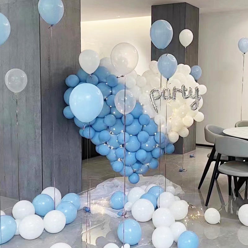 Kawkalsh 200Pcs 5 Inch White Balloons  Small Mini Latex Balloons For Party Birthday Baby Shower Anniversary Festival Arch Garland Decoration (White) - Image 5