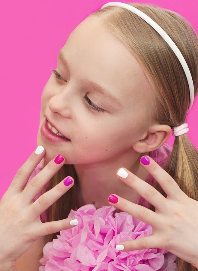 Wsimily 576 Piece Kids Fake Nails, Wsimily 24 Colors Nails for Kids Girls Children Short Acrylic Square Round False Nails Full Cover Artificial Fingernails Manicure Decoration for Women - Image 4
