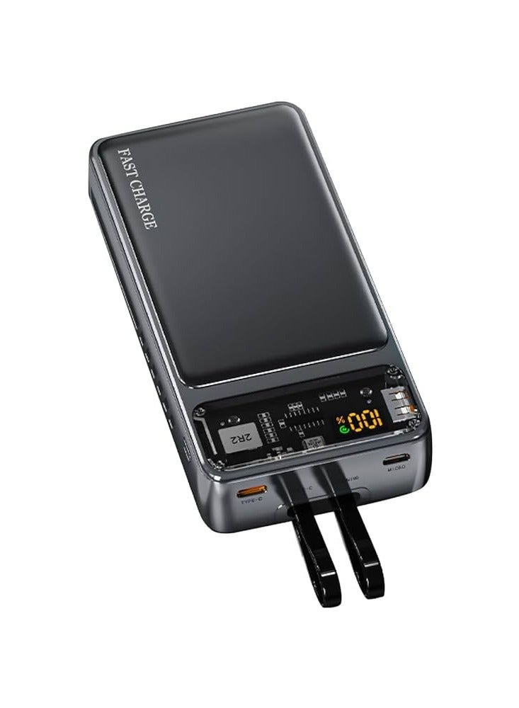 يلينكين باور بانك YLinkin بسعة 20000mAh، شحن سريع PD 22.5W + 66W سوبر تشارج، بطارية محمولة للشحن الفائق - Image 1