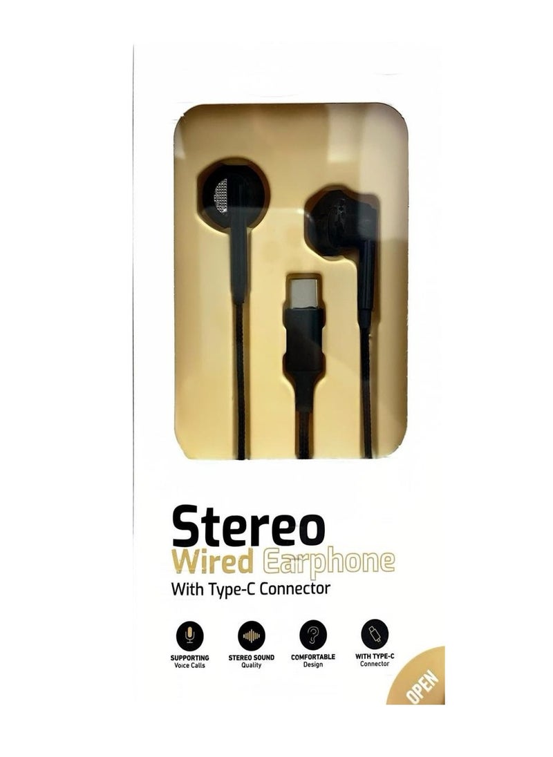 LEVORE - Stereo Wired Earphone With Type-C Connector - Image 1