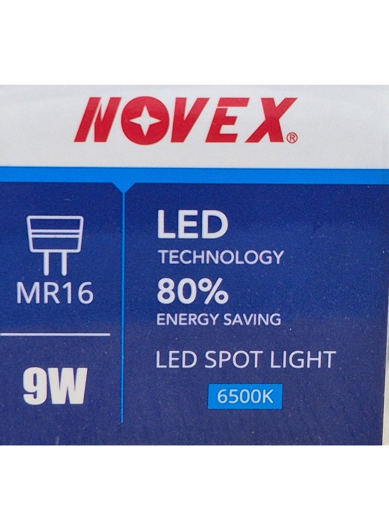 NOVEX 9W MR16 LED Spotlight – Daylight 6500K VALUE PACK OF 10 | BULK SAVINGS | PROFESSIONAL GRADE - Image 4