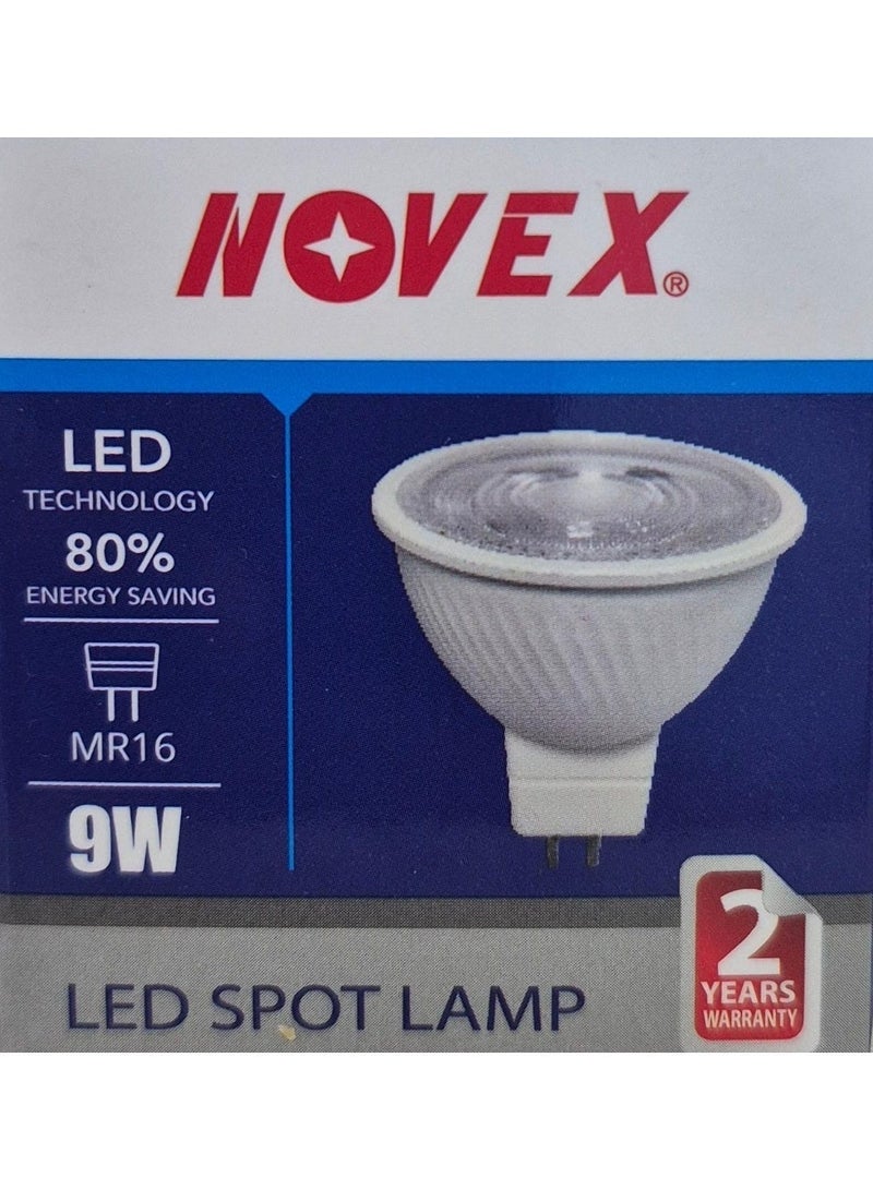 NOVEX 9W MR16 LED Spotlight – Daylight 6500K VALUE PACK OF 10 | BULK SAVINGS | PROFESSIONAL GRADE - Image 3