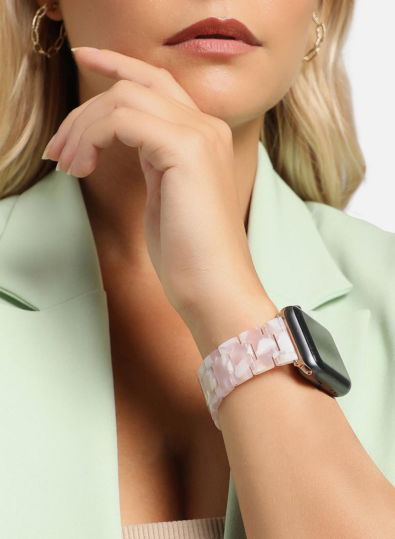 Haute Sauce Textured Acrylic Apple Watch Strap For Women | 38mm/40mm/41mm - Image 2
