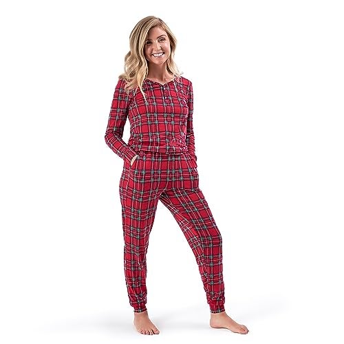 Gerber Holiday Family Matching Pajamas Toddler 2Piece Red Stewart Plaid 3T - Image 3