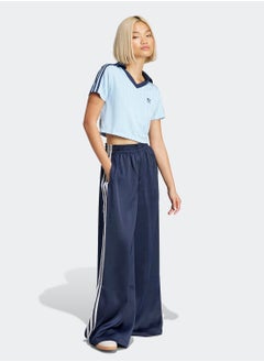 adidas Originals Adicolor Football Jacquard V-Neck Crop Polo Shirt  - Image 5