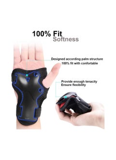Bukela Children's Knee Pads, Knee Pads and Elbow Pads Toddler Protective Equipment Set, Children's Elbow Pads and Knee Pads, Suitable for Boys and Girls With Wrist Guards 3 In 1 Suitable for Skating, Cycling, Roller Skating, Scooters  - Image 4