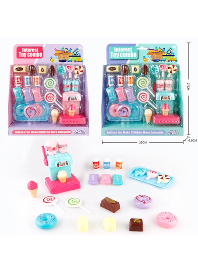 Generic - Children Play House Bread Maker Simulation Washing Machine Fun Ice Cream Machine Cake Pizza Shape Dentist Toy Cross-border-Specifications:C2 Simulation Bread Maker Play House-Color:Random Color - Image 1