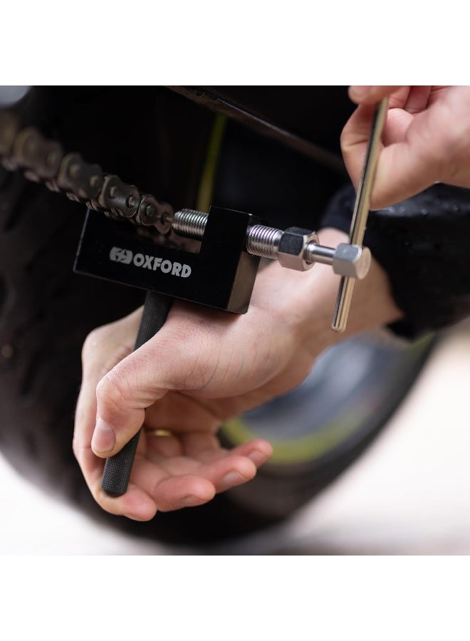 Oxford Chain Tool Pro 3 in 1 | Motorcycle Chain Breaker & Riveting Tool. With Carry Case. - Image 3
