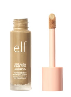 elf Halo Glow Liquid Filter Complexion Booster for a Radiant Soft Focused Look with Hyaluronic Acid Vegan  Cruelty Free 3.5 Medium 31.5 ml  - Image 1