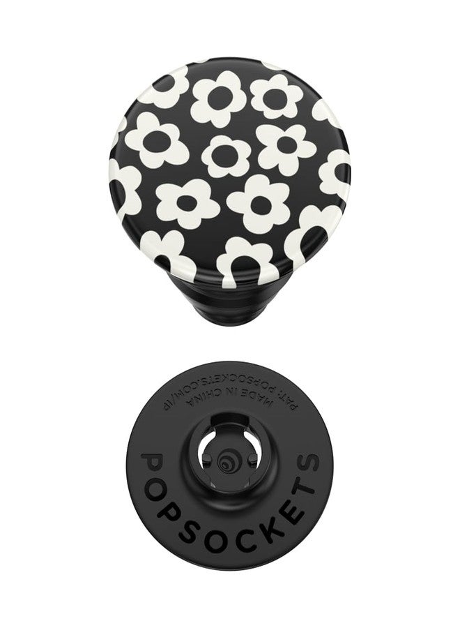 PopSockets Phone Grip with Expanding Kickstand, Adhesive Grip - Black Mod Flower - Image 4