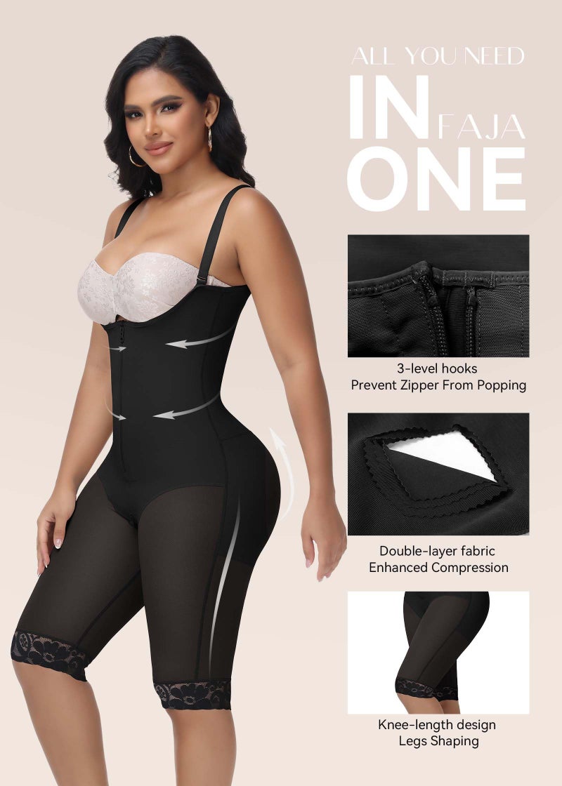 SHAPSHE Butt Lifting Shapewear Columbia Faja Girdle for Women Tummy Control Stage 3 High Compression Full Body Faja Moldeadora Para Mujer Body Corset Full Bodysuit for Women - Image 4