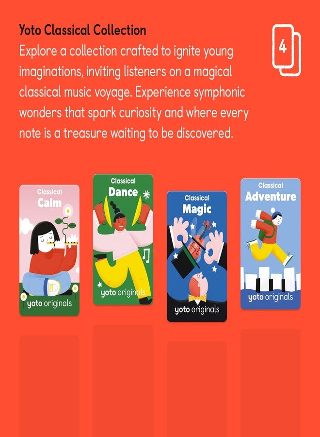 Yoto Classical Collection - 4 Audiobooks in English, Musical Fairy Tales and Interactive Stories to Listen to on YOTO Player and YOTO Mini, Stories and Educational Quiz for Children of All Ages - Image 2