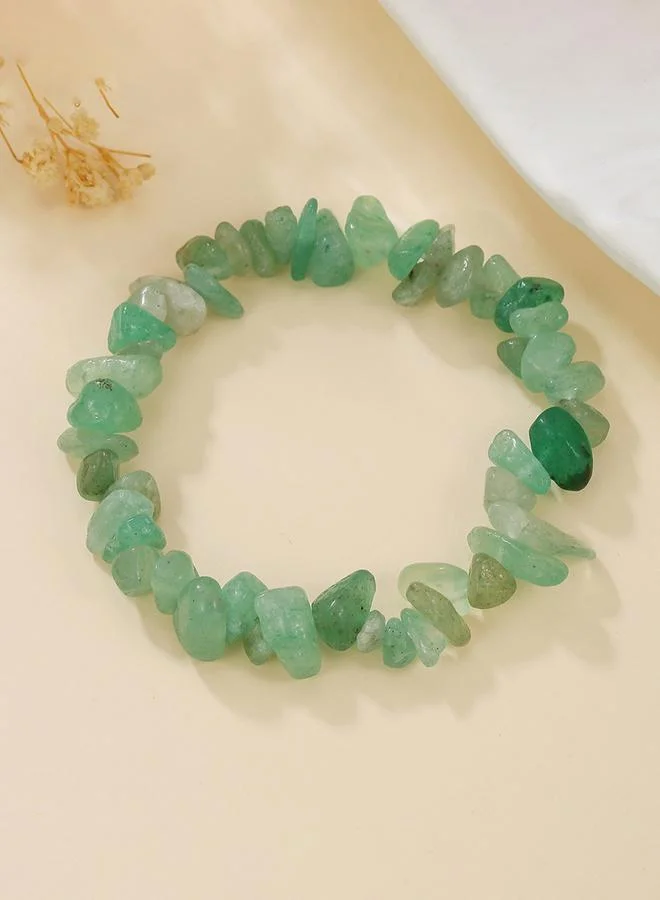 تايك تو Green Aventurine Beaded Bracelet