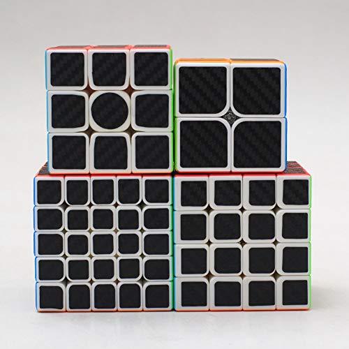 CFMOUR Speed Cube 2x2 3x3 4x4 5x5 Set, Fast Magic Cube Bundle for Kids, Smooth Carbon Fiber Cubes, Puzzle Toys - Image 5