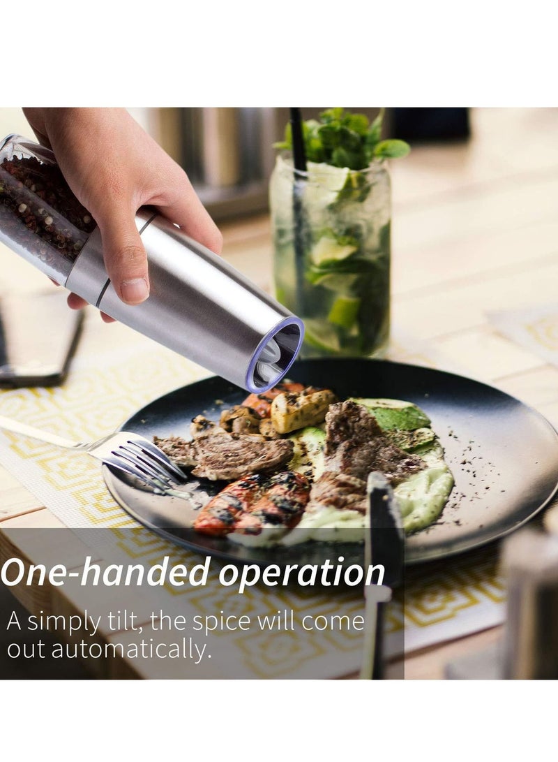 Electric Automatic Salt Grinder Pepper Grinder Home Kitchen Tools Electric Spice Salt Pepper Mill  - Image 5