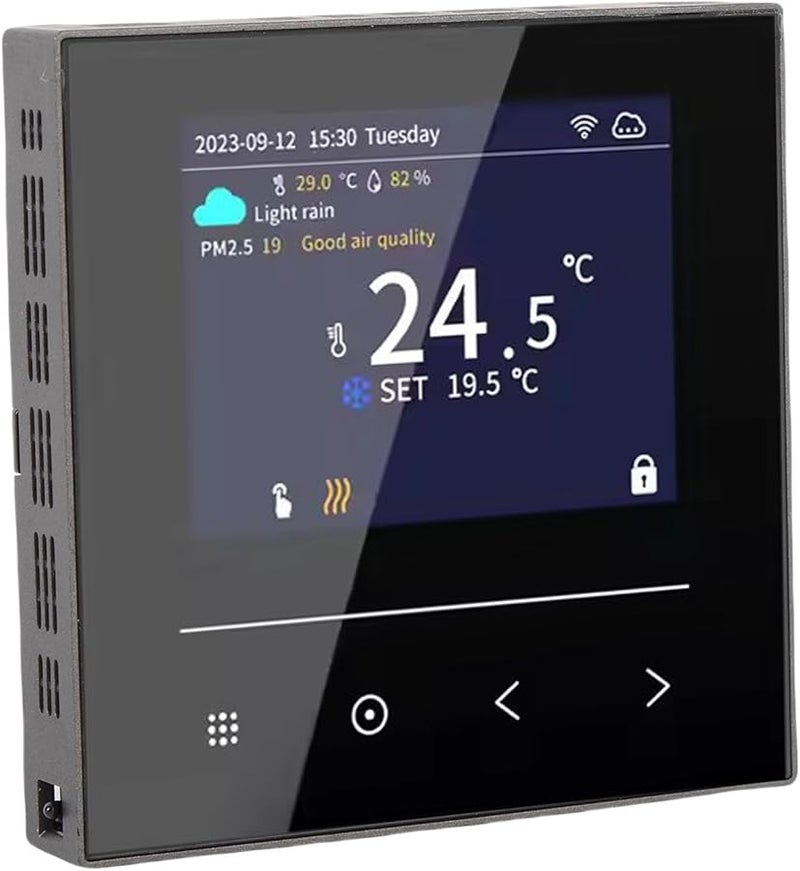 WiFi Smart Thermostat for Electric Floor Heating with Color LCD Screen ABS Material - Image 3