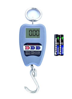 Mini Crane Scale 200kg Hanging Scale Digital Hanging Scale Weighing Scale with 2 AA Battery Free Weighing Scale (Black) (Mini Crane Scale