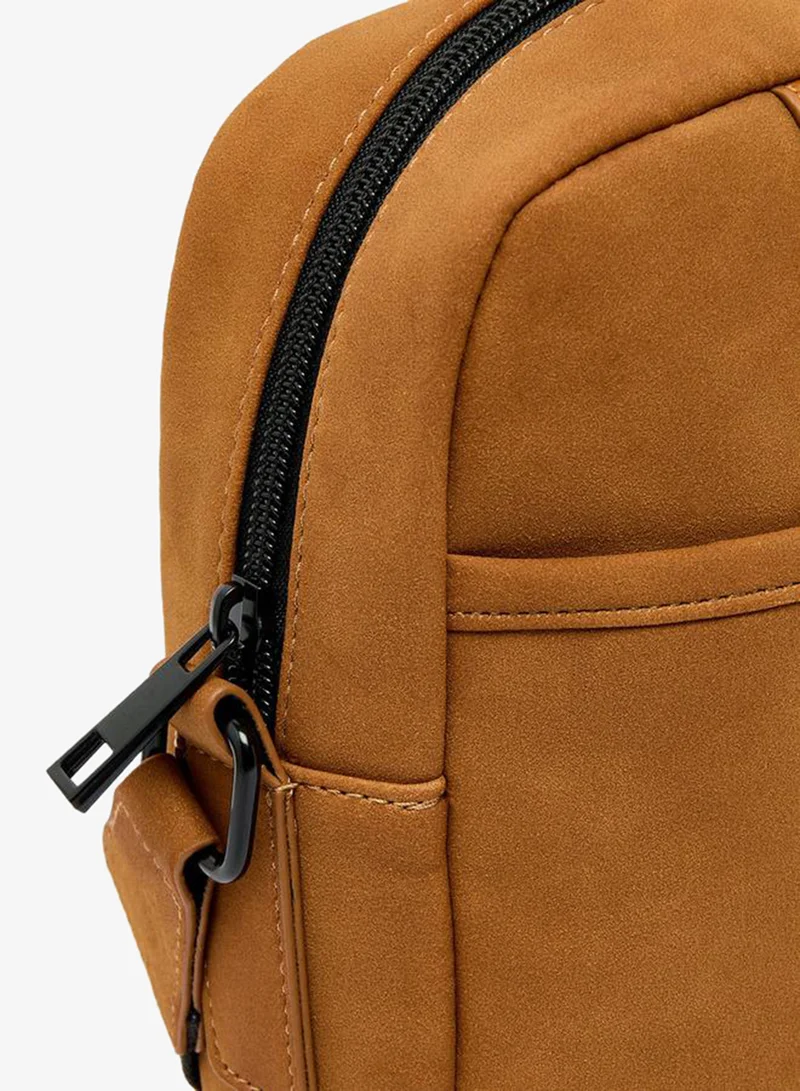 Duchini TAN Men Adjustable Strap Crossbody Bag for Men | Best Price UAE
